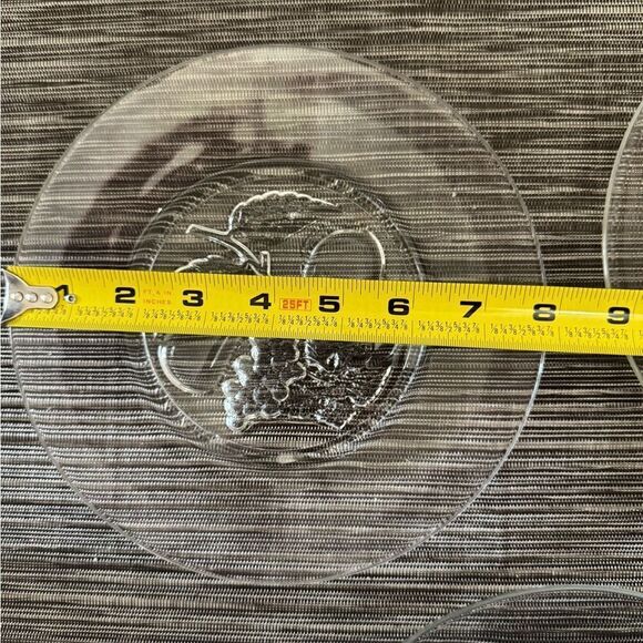 Clear Glass Plates with Fruit Design - Picture 11 of 11